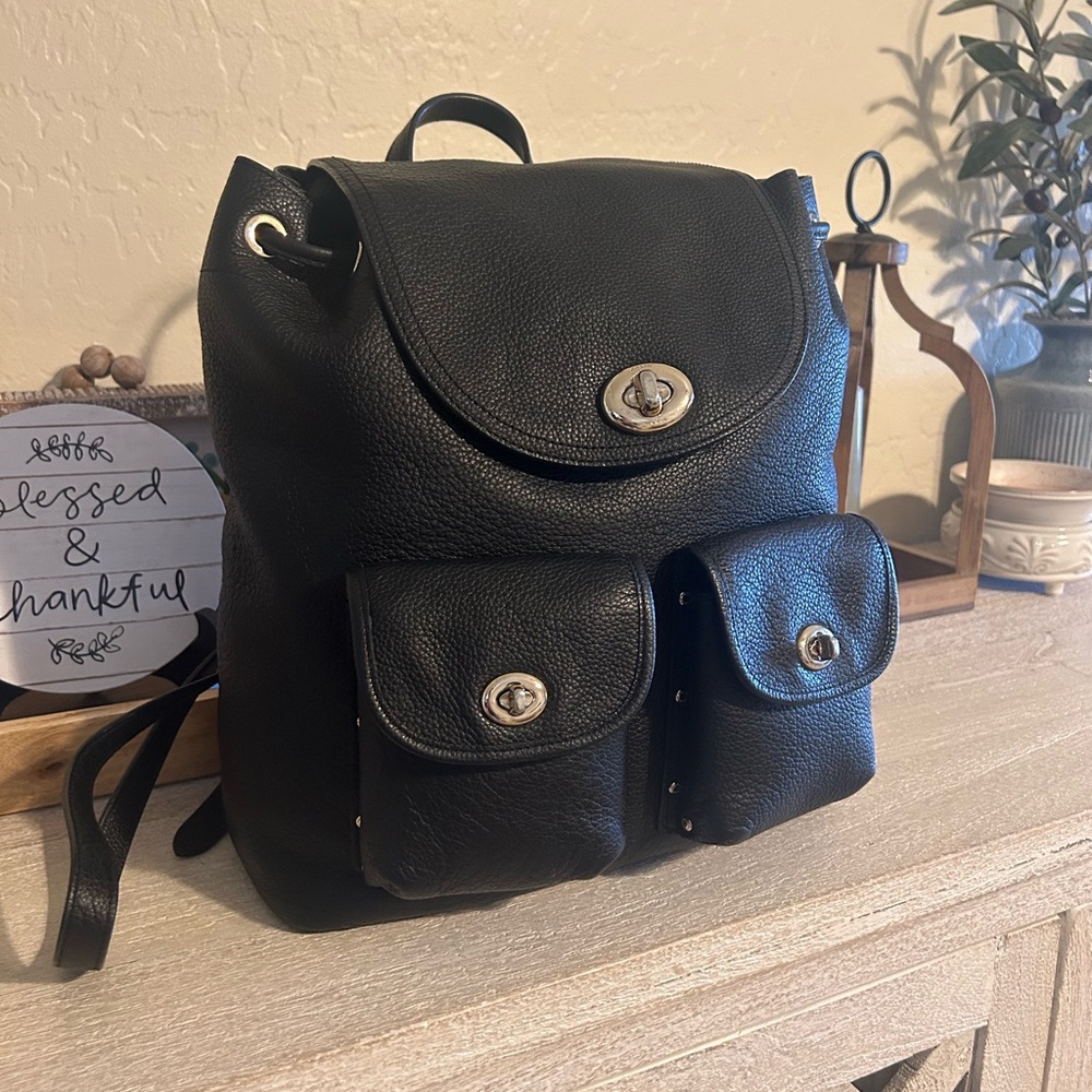 Coach backpack purse